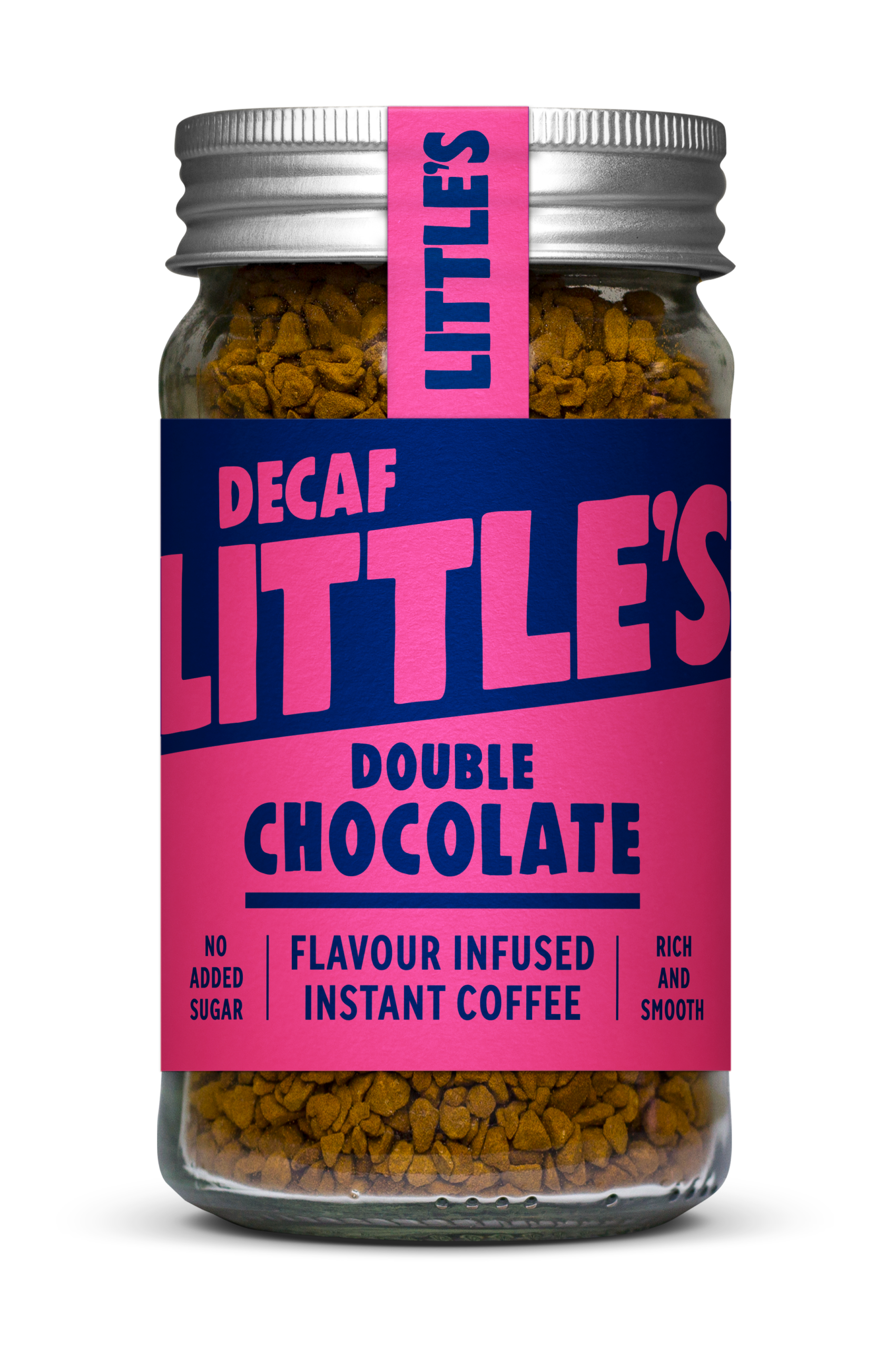 Double chocolate decaf in resuable jar