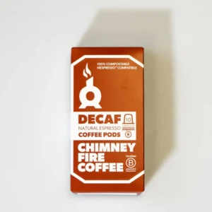 Chimney Fire coffee -  decaf pods