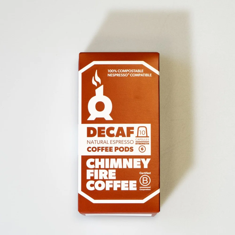 Chimney Fire coffee - decaf pods